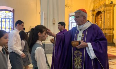 Cardenal Adalberto Martínez en la Catedral Metropolitana de Asunción. Foto: Gentileza.