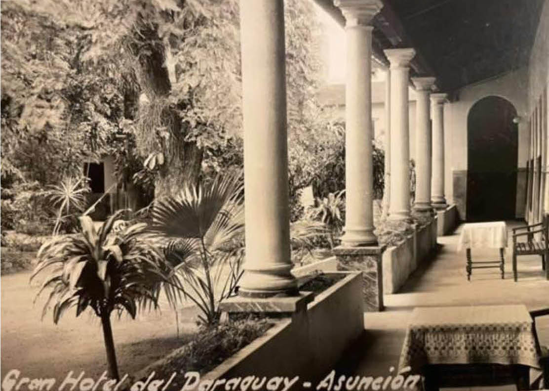 Postal del Gran Hotel del Paraguay, década de 1940. Cortesía