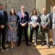 Kattya González con embajadores de Europa y representantes de los EE.UU. Foto: Embajada de Alemania en Paraguay.