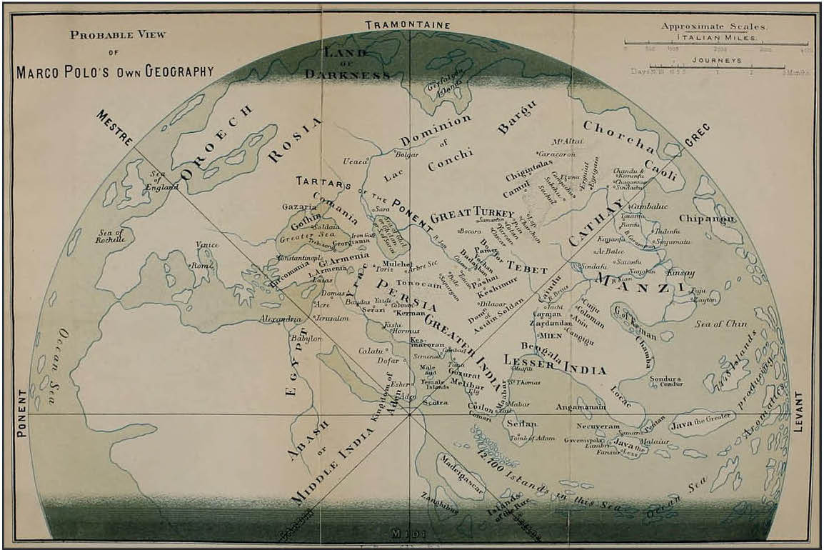 Probable vista de la geografía de Marco Polo. Cortesía