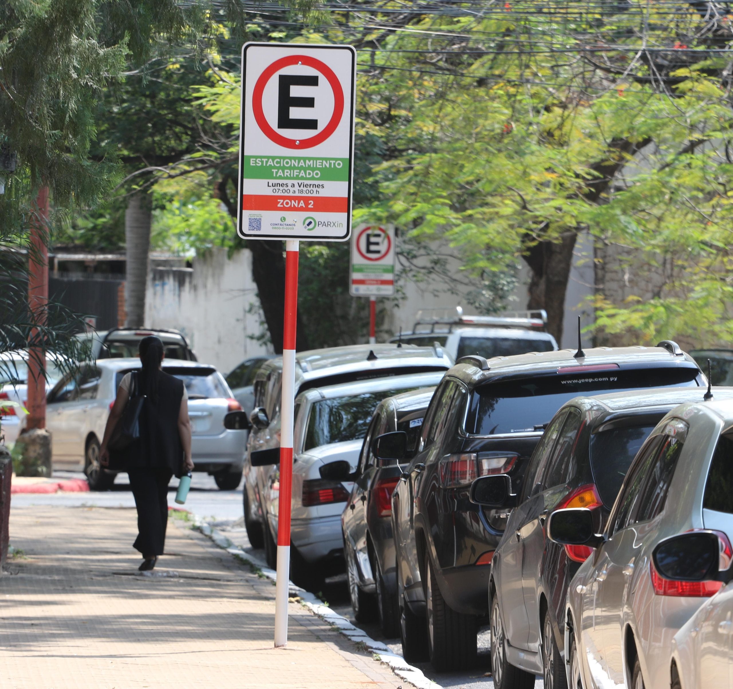 Estacionamiento en Asunción. Foto: Municipalidad de Asunción