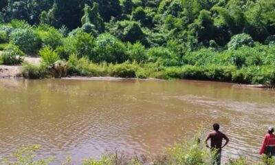 El cuerpo del menor fue hallado en el río Aquidabán. Foto: Captura.