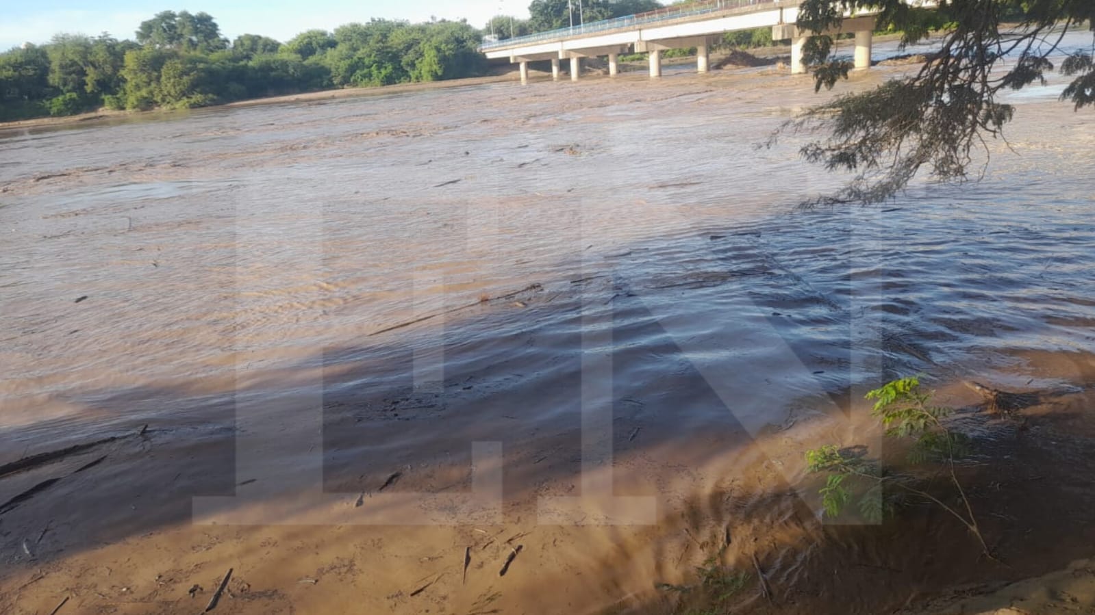 Crecidas en el río Pilcomayo.