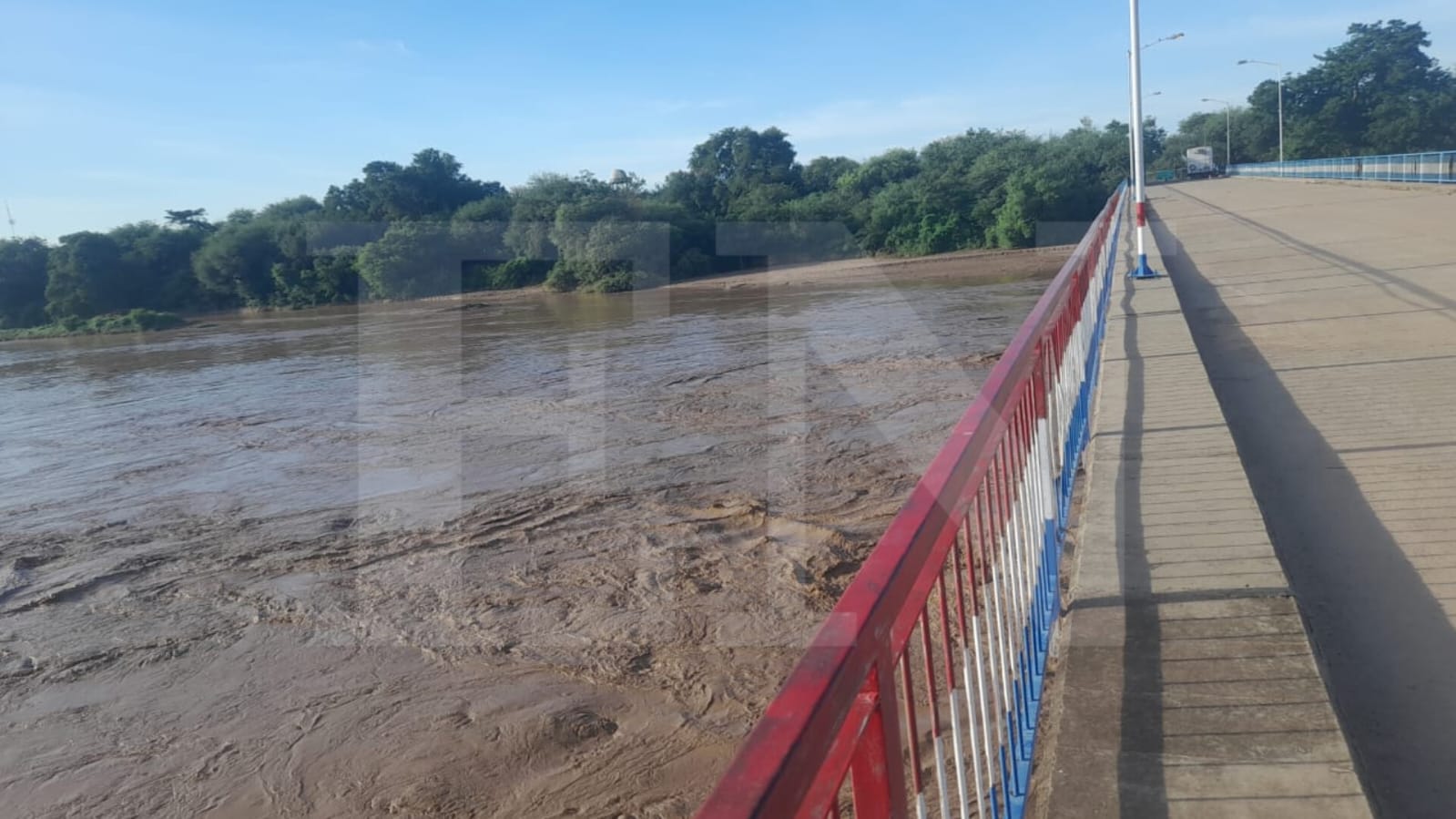 Crecidas en el río Pilcomayo. Foto: Gentileza.