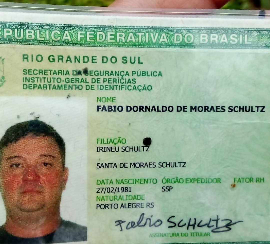 Fabio Dornaldo de Moraes Schultz, alias "Gordinho". Foto: Gentileza.