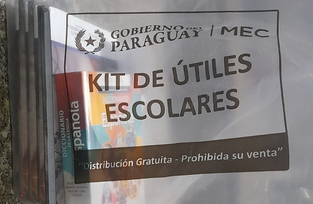 Kit de útiles escolares en su versión 2024. Foto: @patygetto