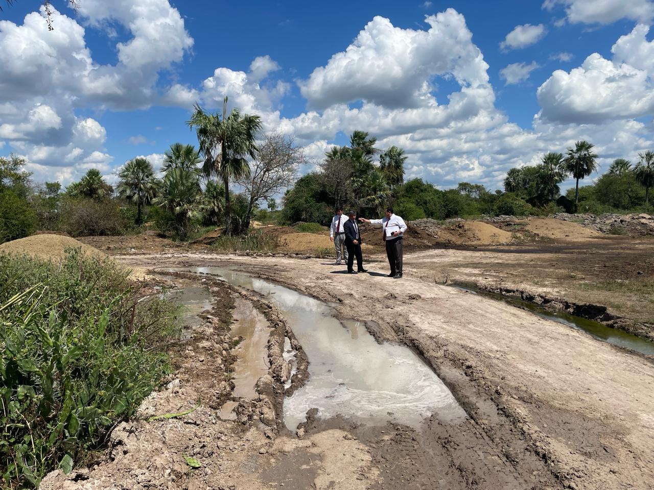 Fiscal del medio ambiente se constituyó en el lugar. Foto: Ministerio Público.