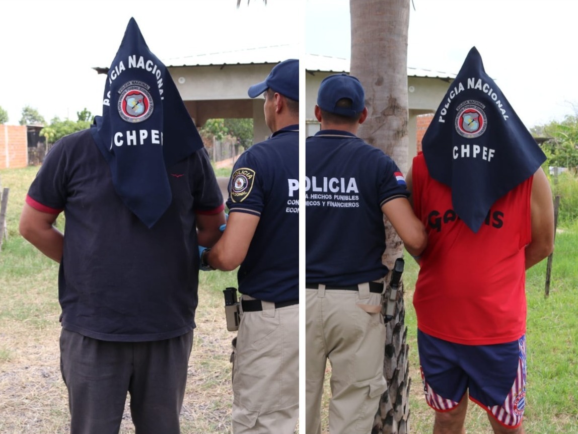 Los detenidos quedaron a disposición de las autoridades. Foto: Ministerio Público.