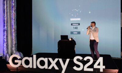 Samsung presentó los Galaxy S24 Ultra. Foto: Gentileza.