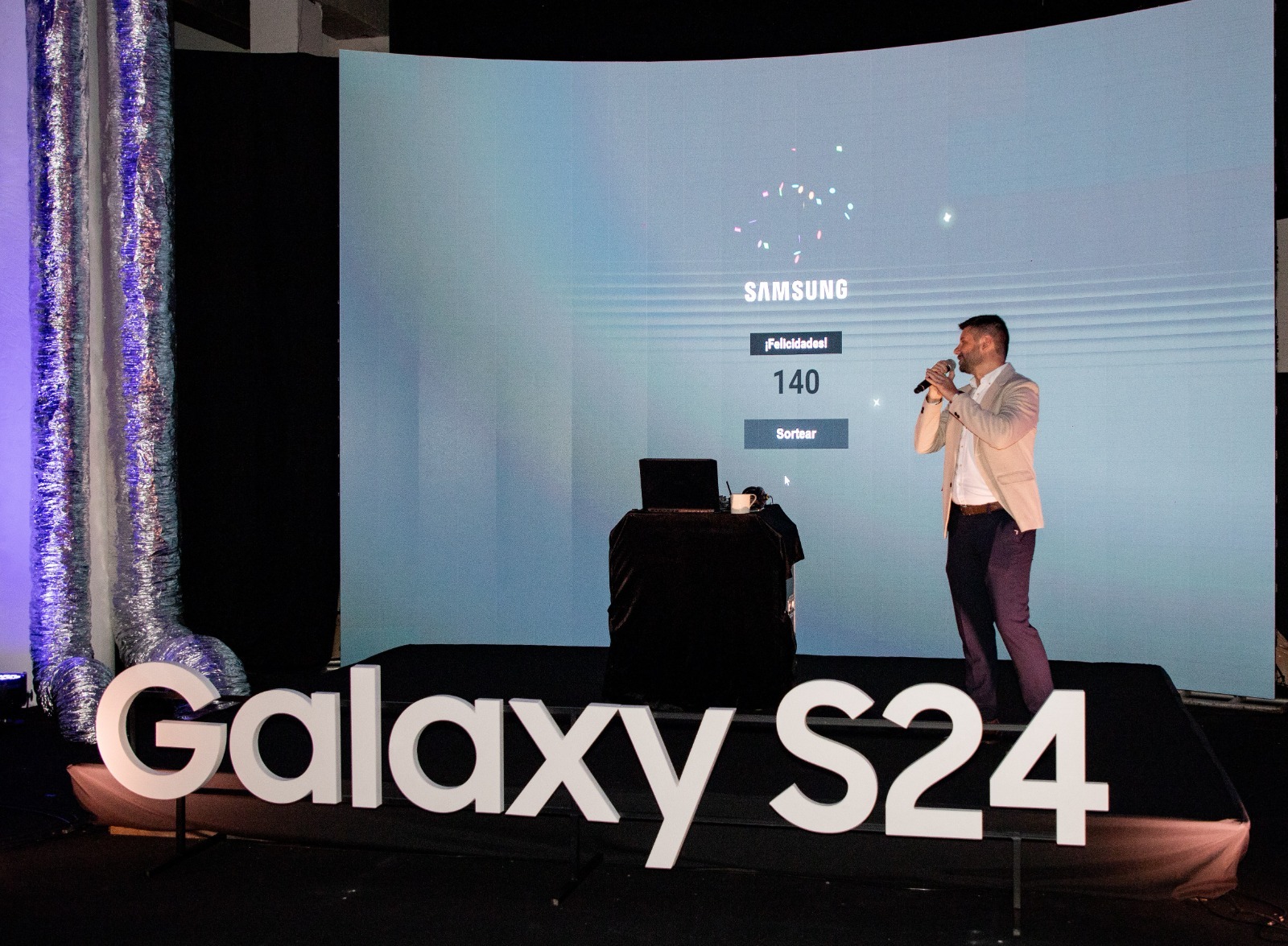 Samsung presentó los Galaxy S24 Ultra. Foto: Gentileza.