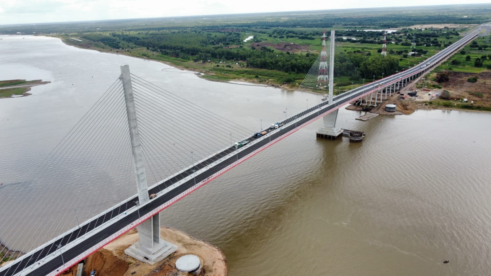 Puente Héroes del Chaco. Foto: MOPC.