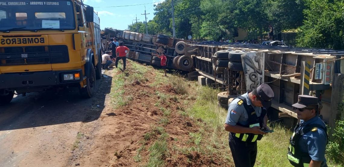 Accidente fatal en Arroyos y Esteros. Foto: Gentileza.