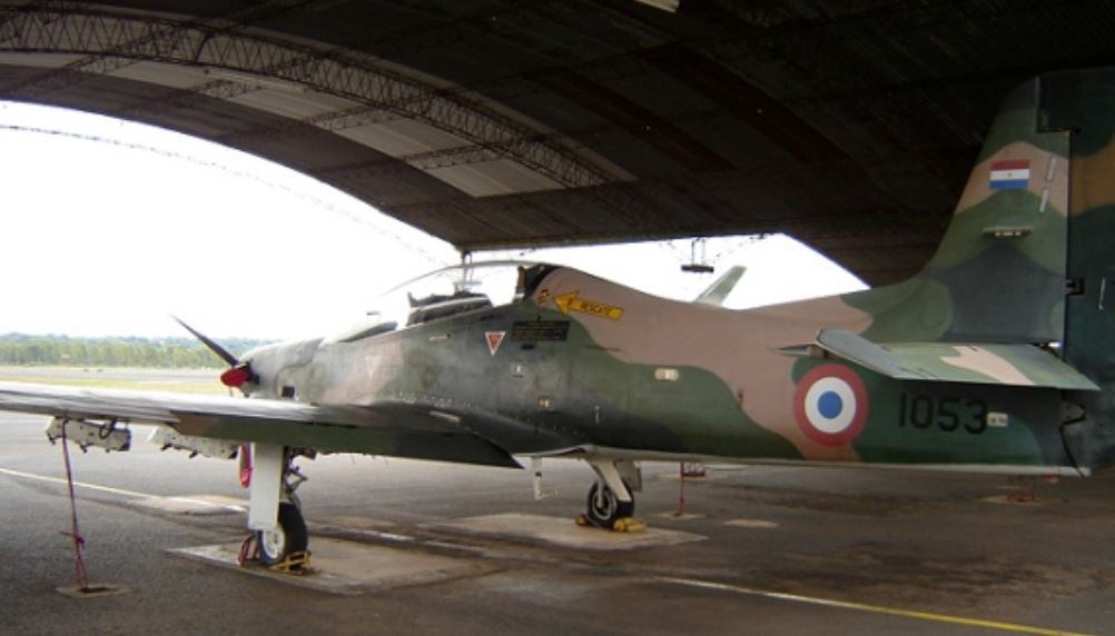 Aviones Super Tucano A29. Foto: Ministerio de Defensa.