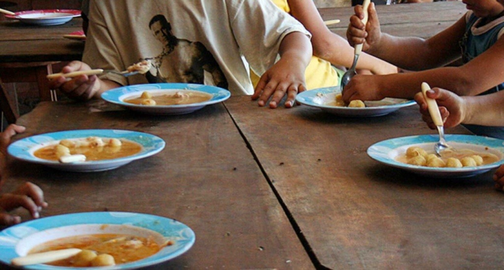 Almuerzo escolar. Foto: Archivo.