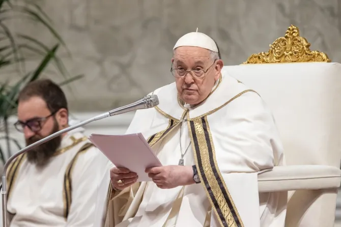 Homilía del Papa Francisco en la canonización de Mama Antula. Foto: Vatican Media.