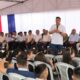 Presidente Santiago Peña durante el acto de inicio de año escolar. Foto: MEC.