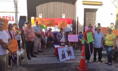 Protestas de jubilados y pensionados continúa hace más de un mes. Foto: Megatv.