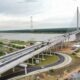 Avanzan obras del Puente Héroes del Chaco. Foto: Gentileza.