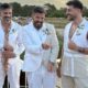 Singular boda de tres novios en Uruguay se selló con emotivo festejo. Foto: El País Uruguay.