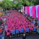 Carrera de las Chicas 5k se desarrolló en Asunción. Foto: Gentileza.