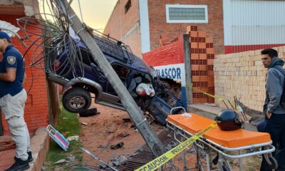 Accidente fatal en la ciudad de Limpio. Foto: Gentileza.