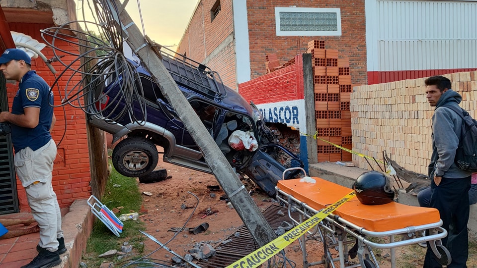 Accidente fatal en la ciudad de Limpio. Foto: Gentileza.