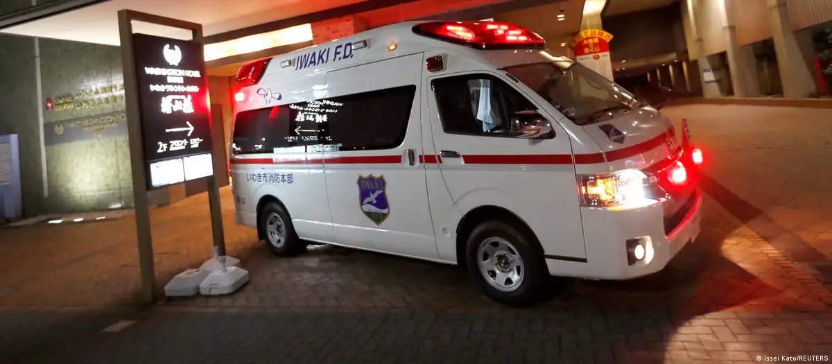 Ambulancia en Japón. Foto: DW.