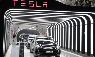 Planta de Tesla en Alemania. Foto: DW.