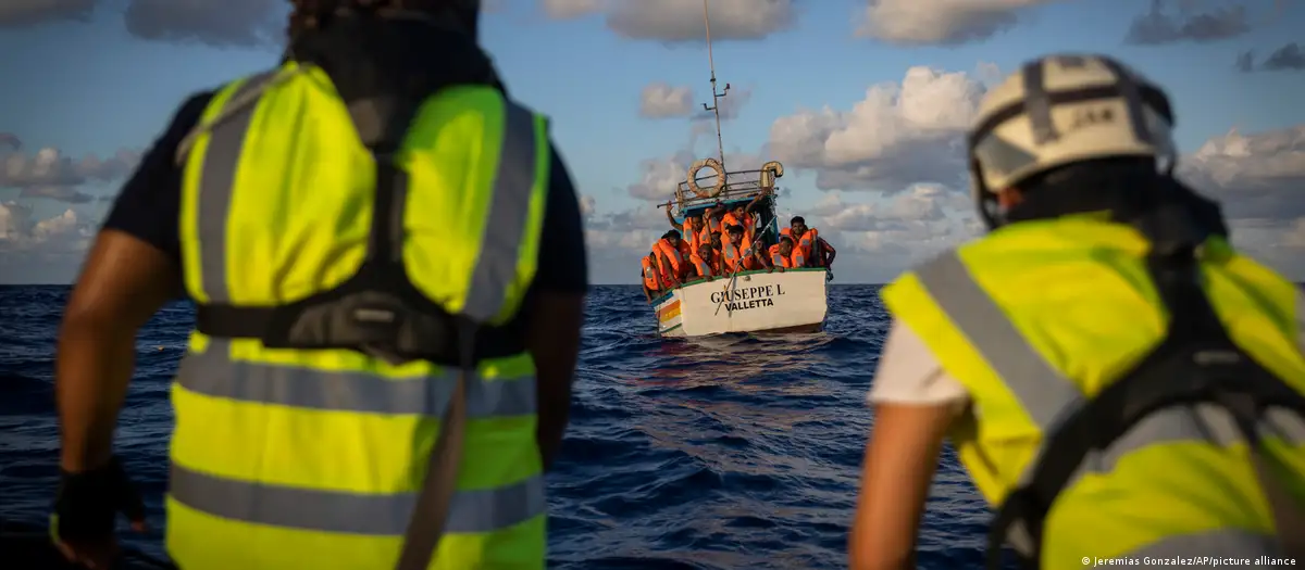 Naufragio de migrantes. Foto: DW.