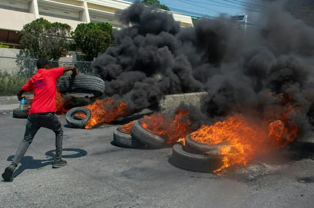 Caos en Haití. Foto: La República.