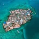 Santa Cruz del Islote obtiene el título de la isla más poblada del mundo. Foto: Radio Nacional de Colombia