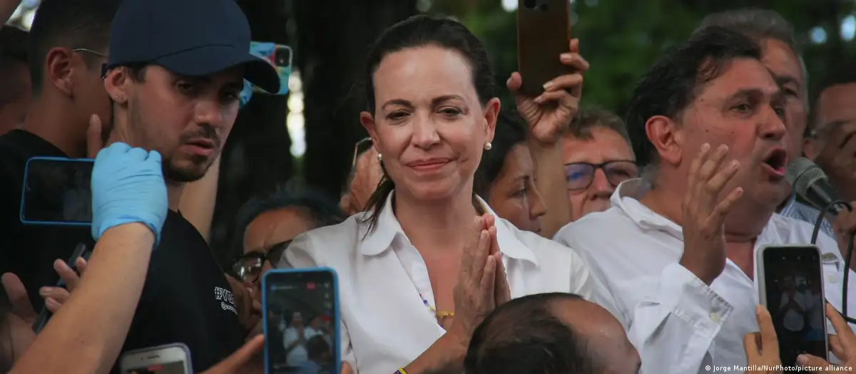 Maria Corina Machado. Foto: DW.