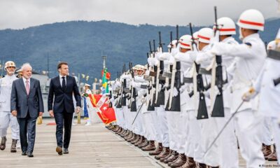 Lula da Silva y Emmanuel Macron. Foto: DW.