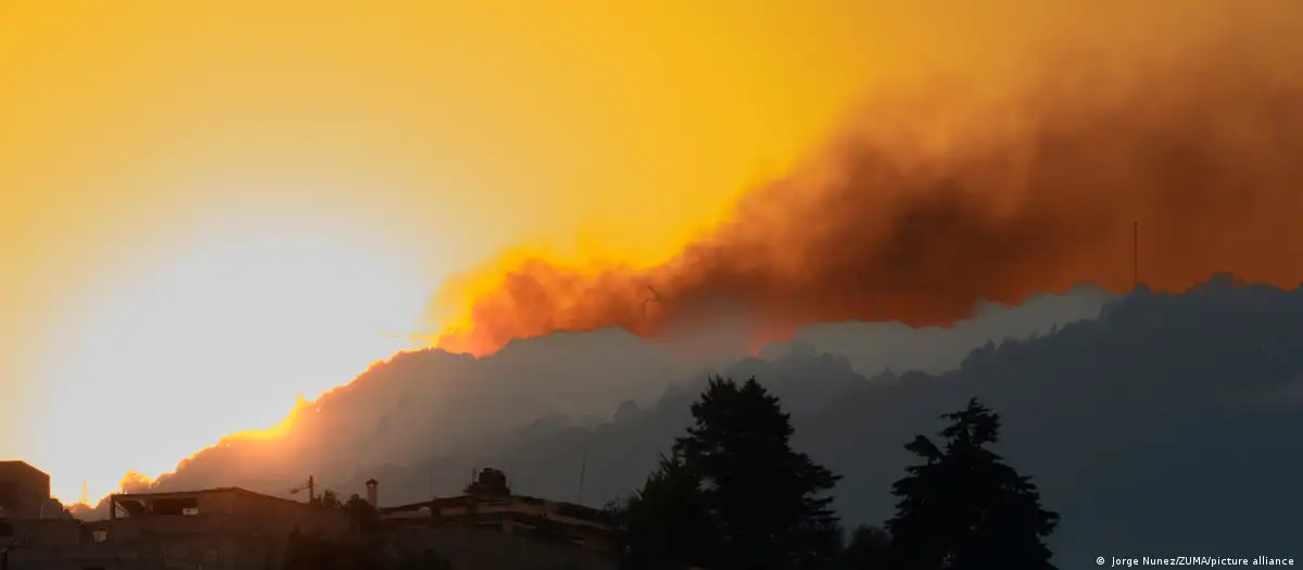 Incendio forestal en México. Foto: DW.