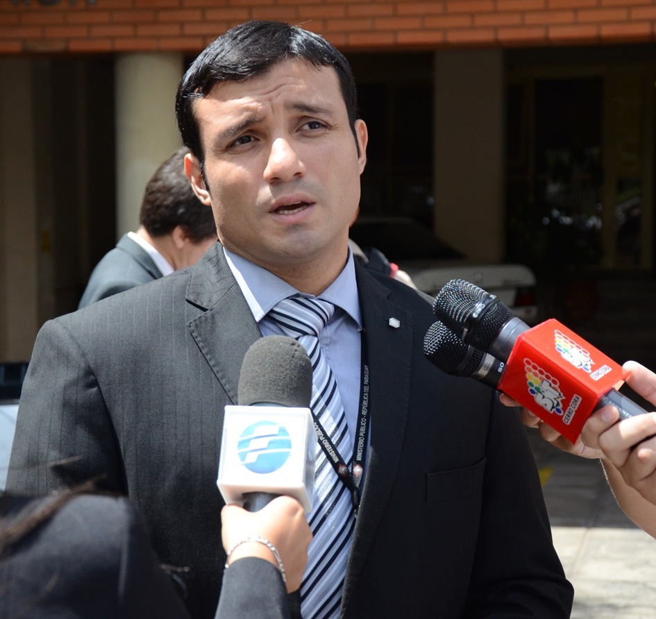 Fiscal Aldo Cantero. Foto: IP Paraguay.