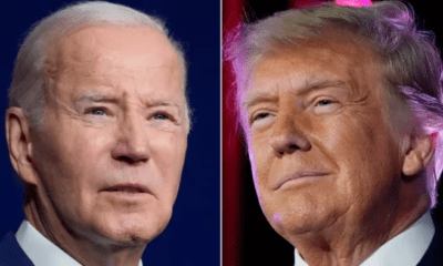 Joe Biden y Donald Trump. Foto: Infobae.