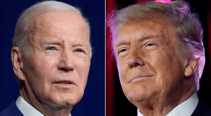 Joe Biden y Donald Trump. Foto: Infobae.