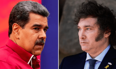 Nicolás Maduro y Javier Milei. Foto: El País.