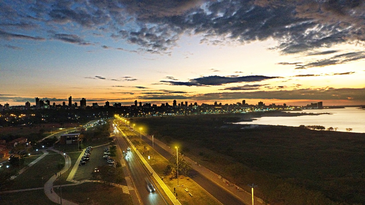 Costanera de Asunción. Foto: @mariofranco