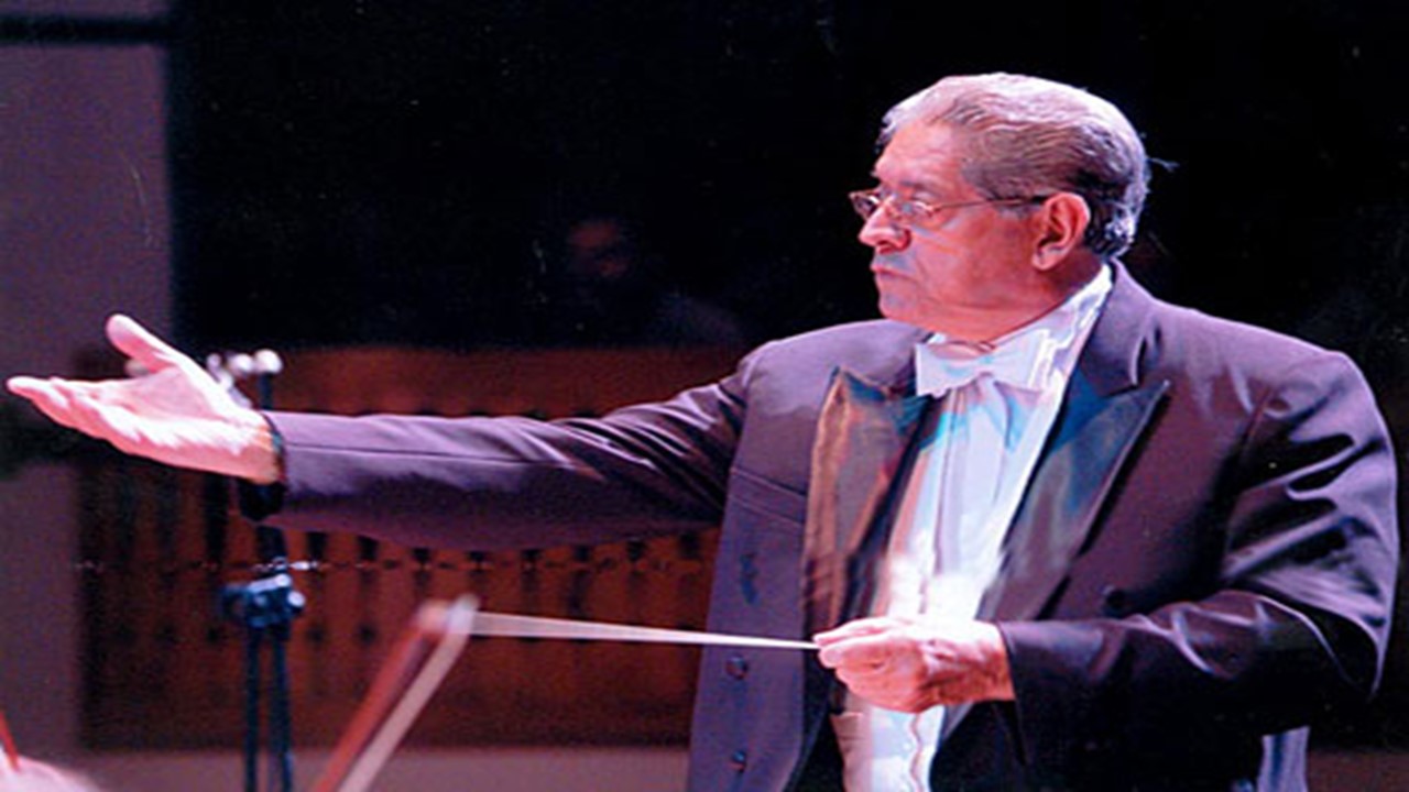 Florentín Giméenz, maestro de varias generaciones de músicos en Paraguay. Cortesía