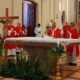 Cardenal Adalberto Martínez durante la Vigilia Pascual. Foto: Gentileza.