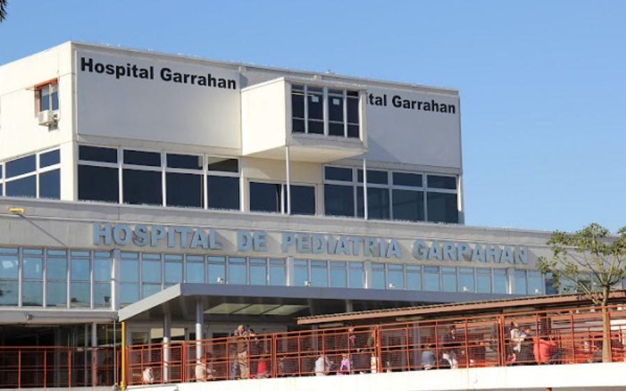 Hospital Pediático Garraham. Foto: Gentileza.