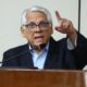 Ignacio Iramain desde el atril del Senado dio su discurso. Foto: Gentileza.