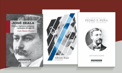 Los tres libros de Luis María Duarte, publicados póstumamente. Cortesía