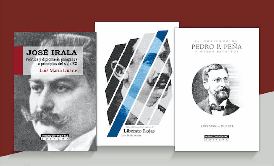 Los tres libros de Luis María Duarte, publicados póstumamente. Cortesía