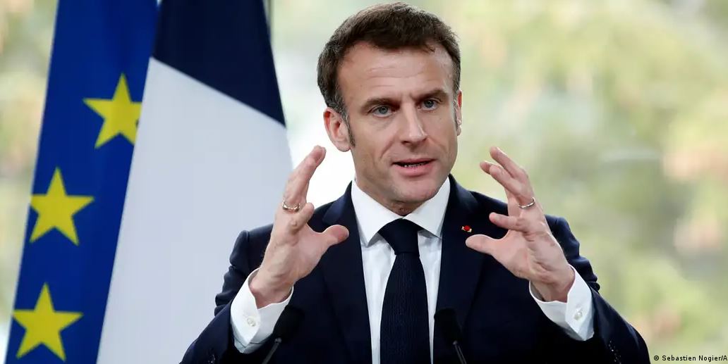 Presidente francés Emmanuel Macron. Foto: DW.