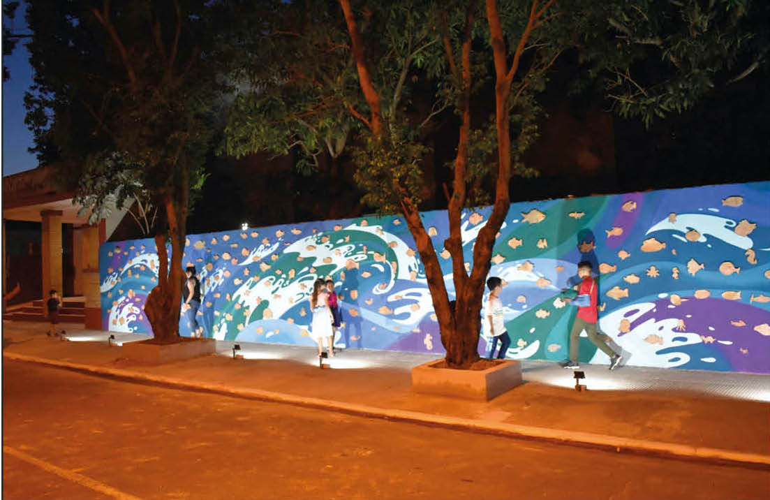 Pilar. Mural de niños. Cortesía