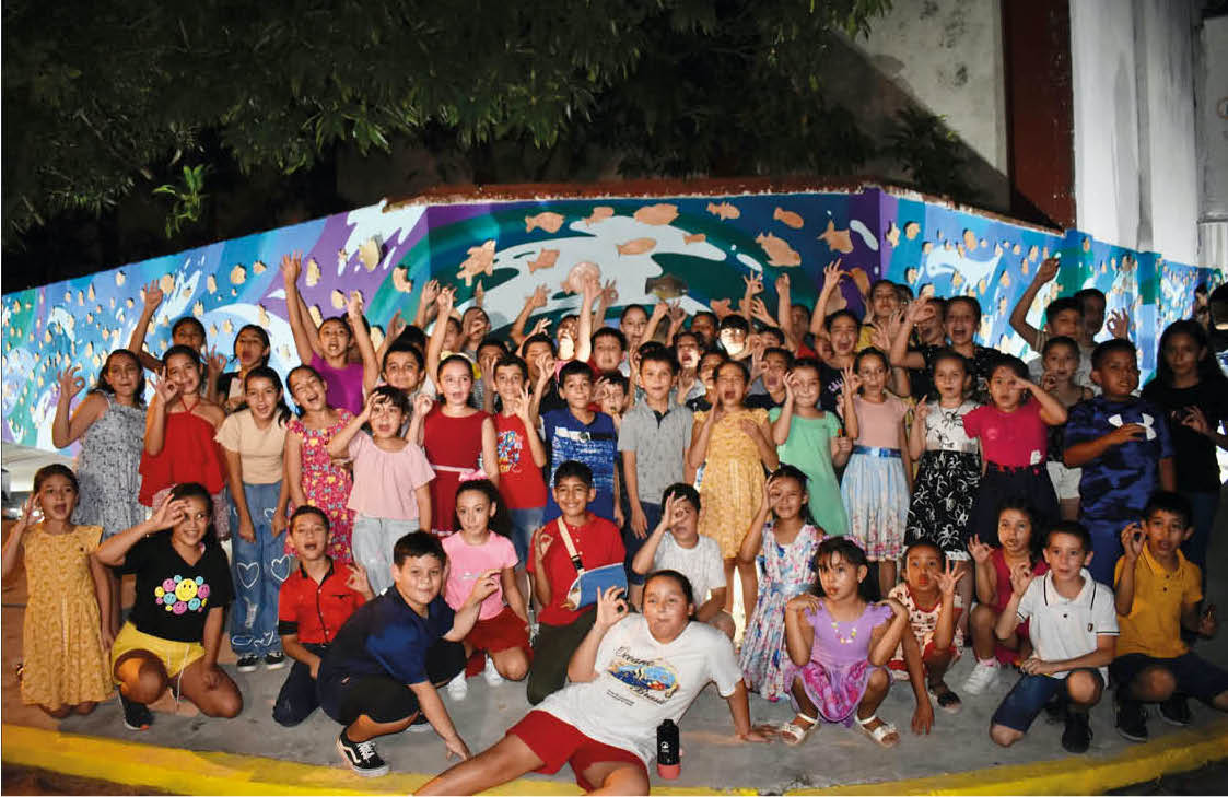 Pilar. Mural de niños. Cortesía