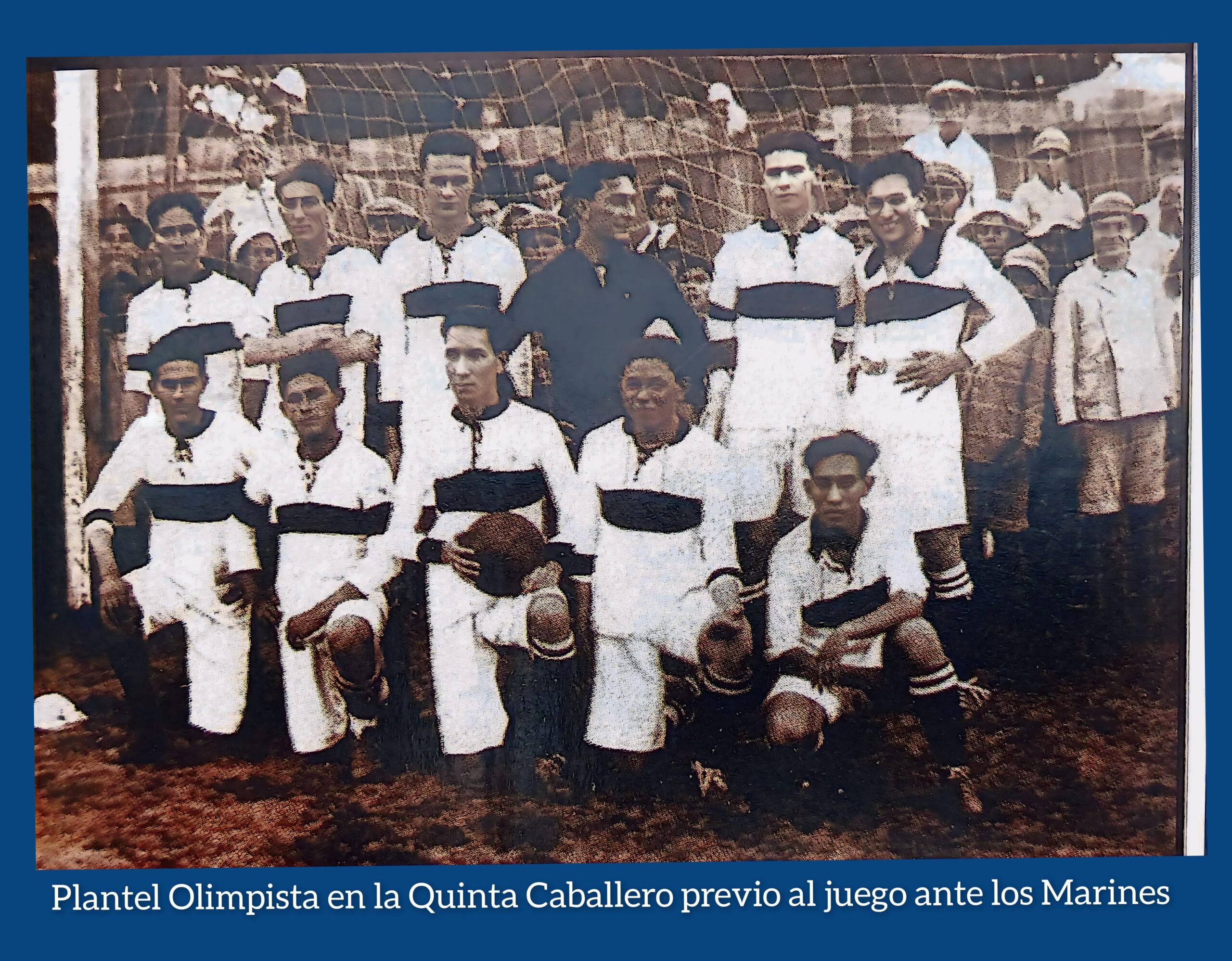 Plantel de Olimpia. Foto: