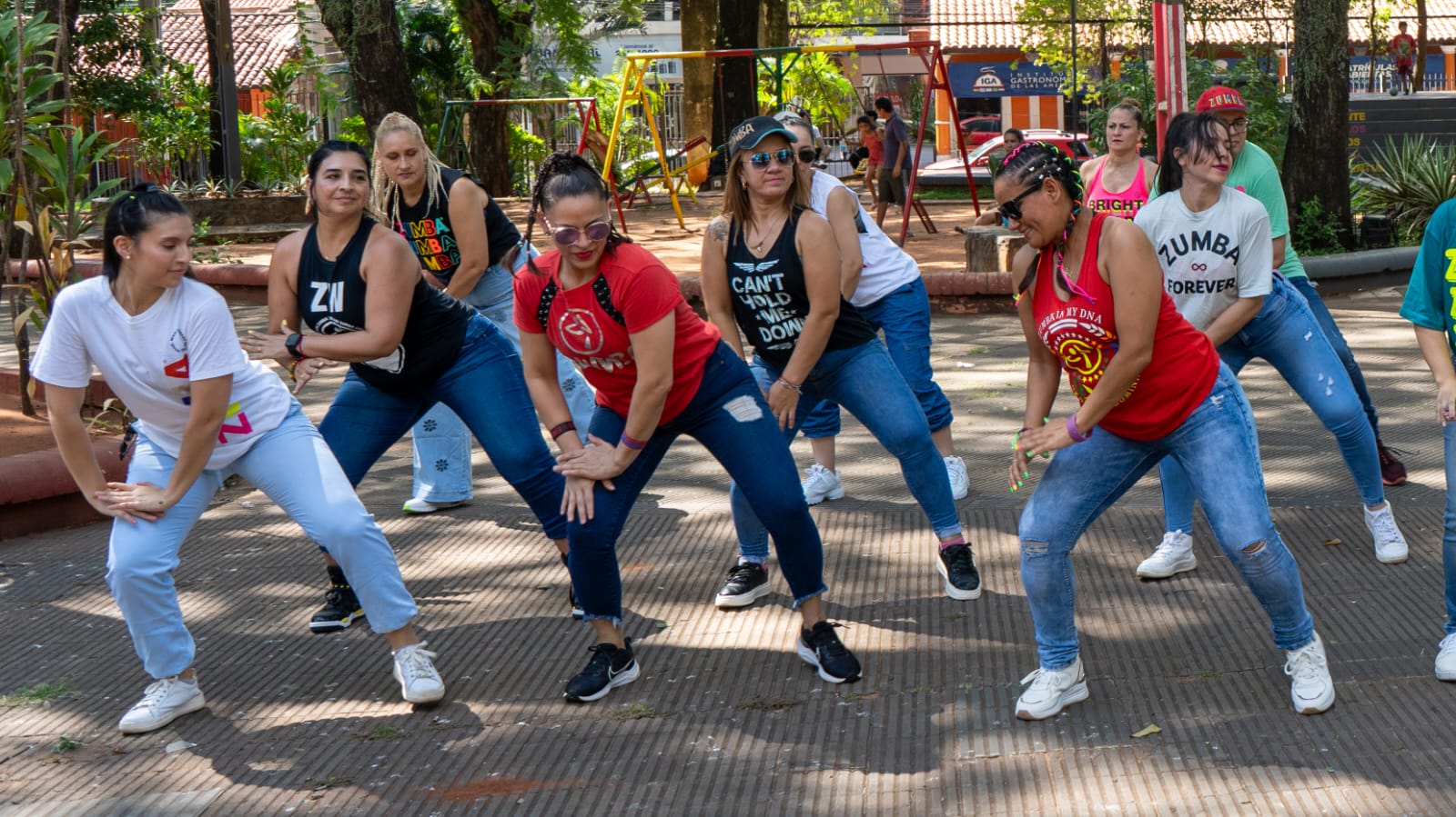 Clases de Zumba. Foto: Gentileza.